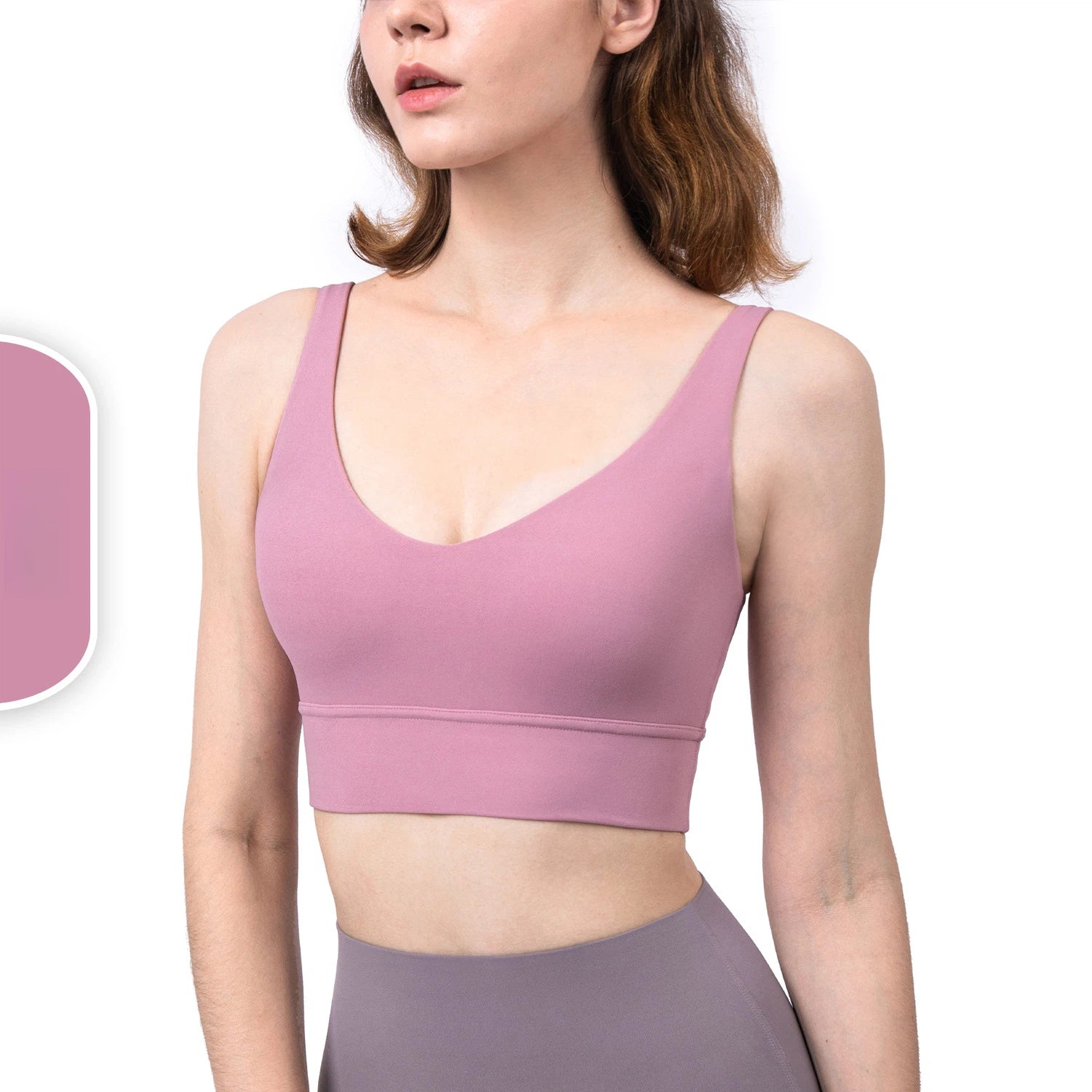 Wide-shouldered U-back gym vest