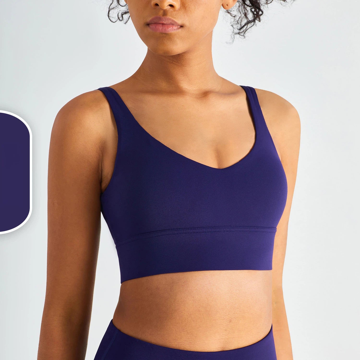Wide-shouldered U-back gym vest