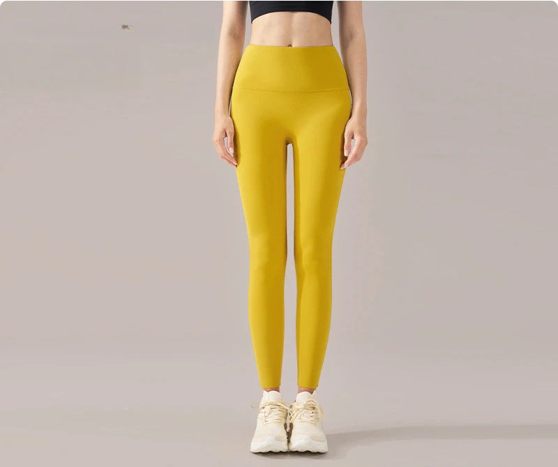 Bright dopamine slimming yoga tight trousers