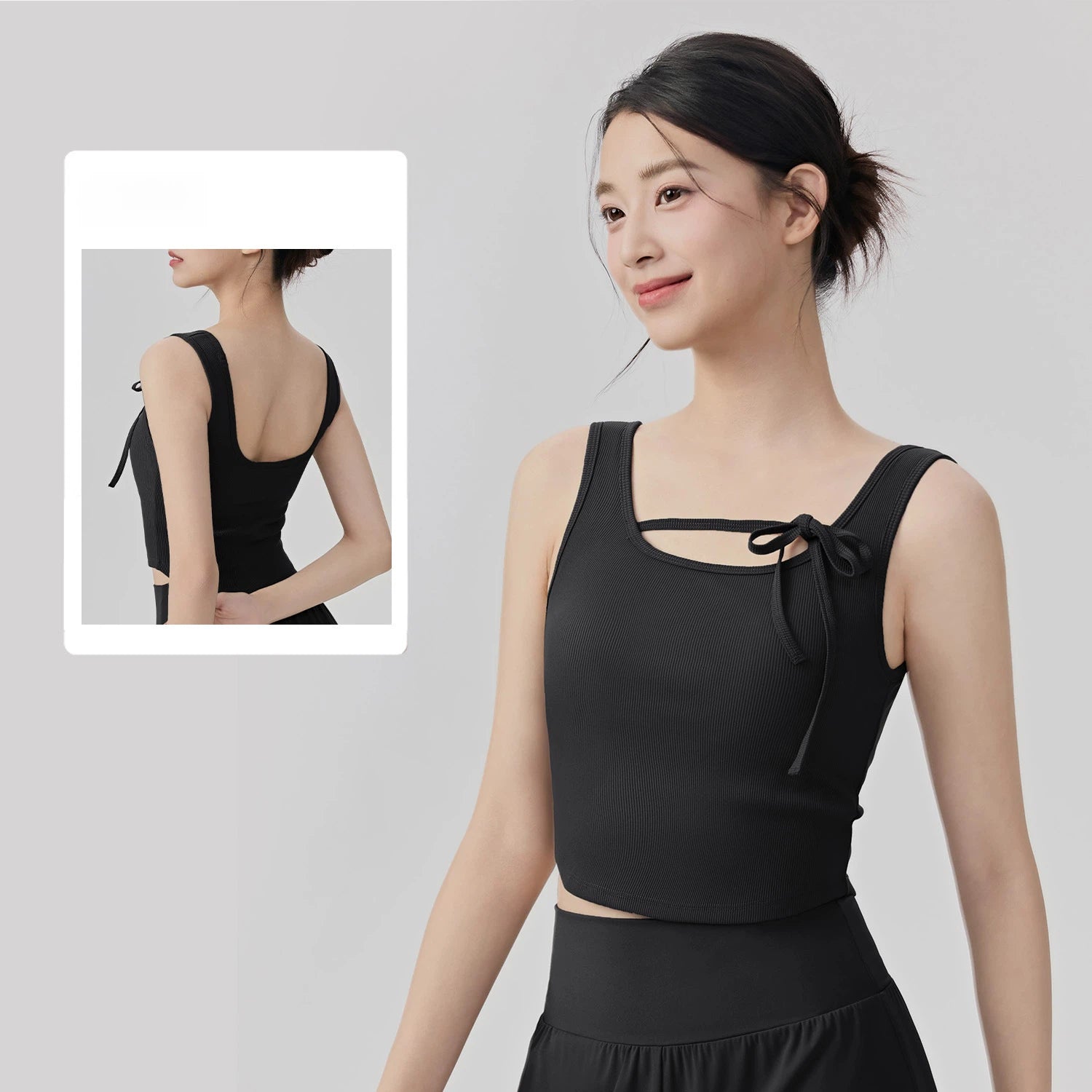 Sports vest with chest pads to cover the accessory breasts