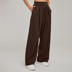 Sunscreen high waist loose to cover the flesh and wide legs