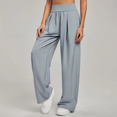 Sunscreen high waist loose to cover the flesh and wide legs