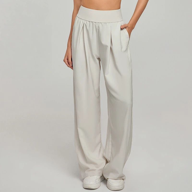 Sunscreen high waist loose to cover the flesh and wide legs