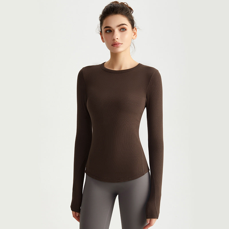 High-elasticity slim-fitting tight-fitting running sweat-absorbing quick-drying clothing