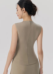 Modal sleeveless sports vest set