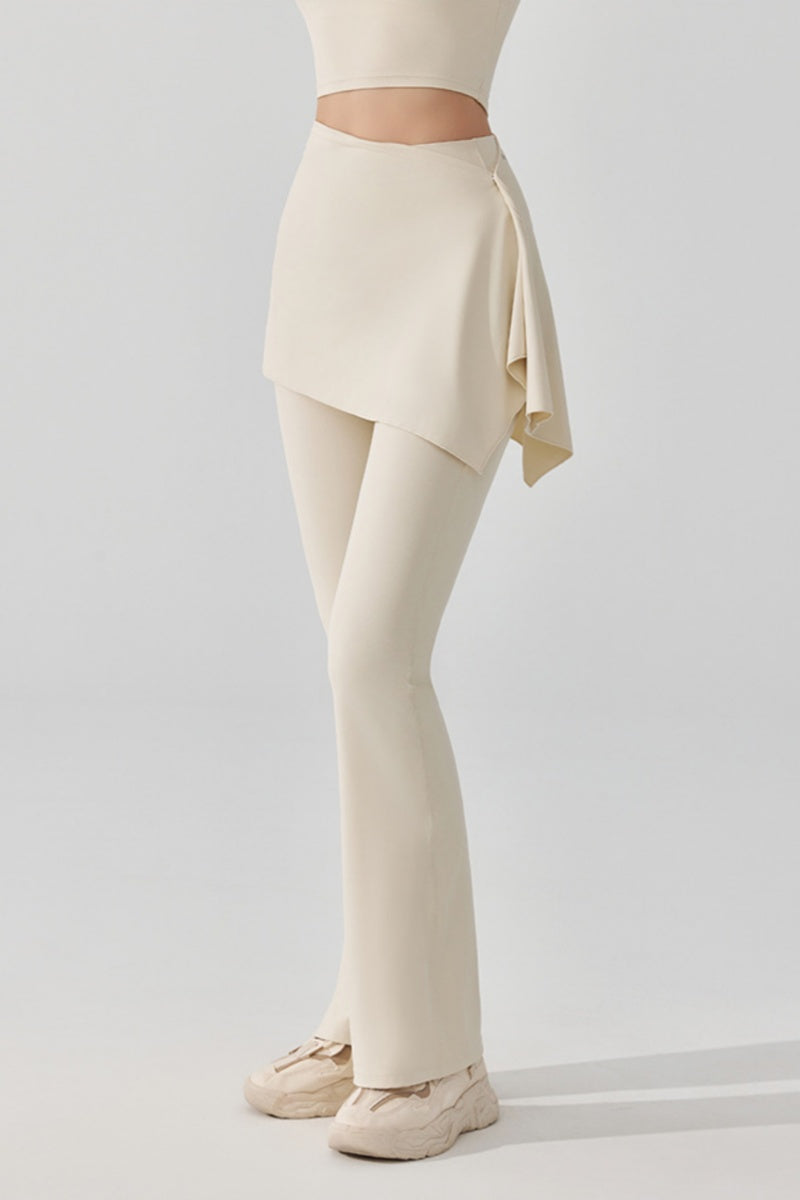 Covering the buttocks to prevent embarrassment and flared trousers