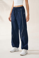 Quick-drying thin loose leg straight-leg sweatpants