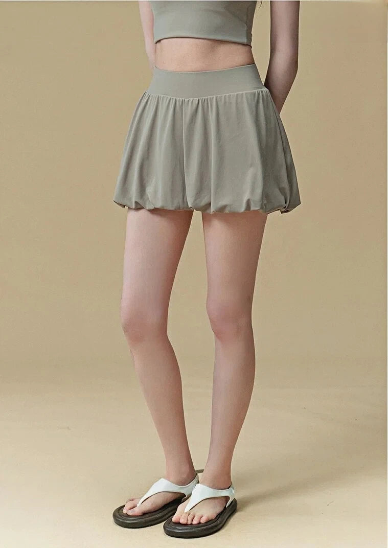 New high-waisted anti-light tennis fitness skirt
