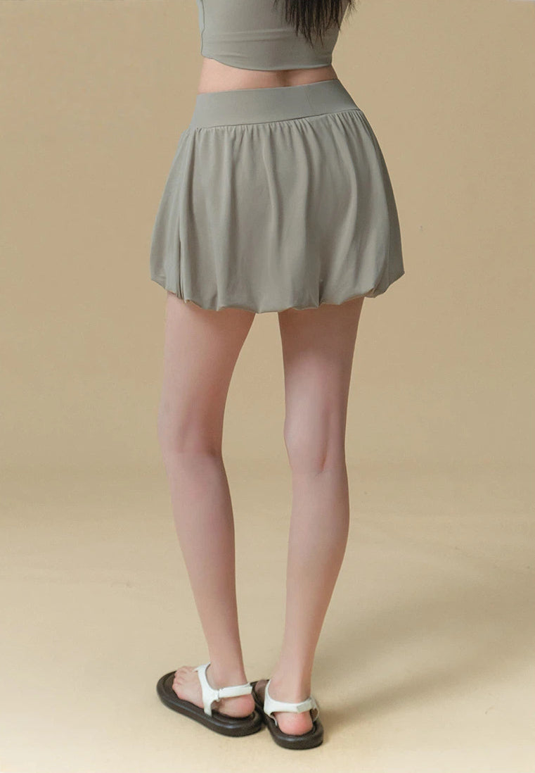 New high-waisted anti-light tennis fitness skirt