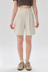 Wide-leg straight casual shorts