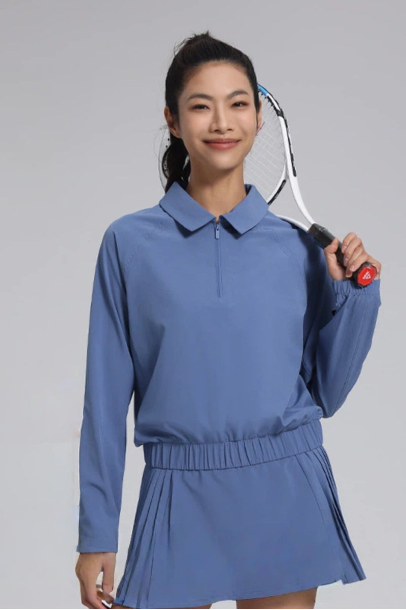 Loose waist sunscreen tennis long sleeves