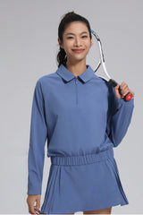 Loose waist sunscreen tennis long sleeves