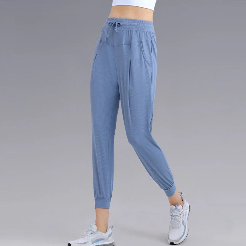 Waffle ultra-soft slim leggings sports slacks