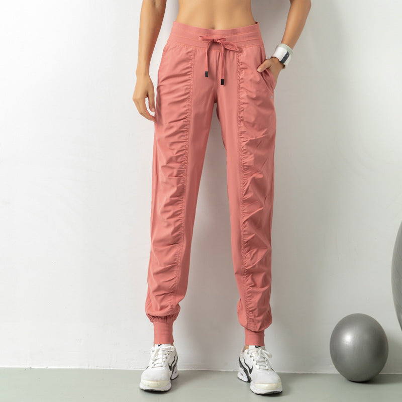 Breathable and loose cropped casual leggings