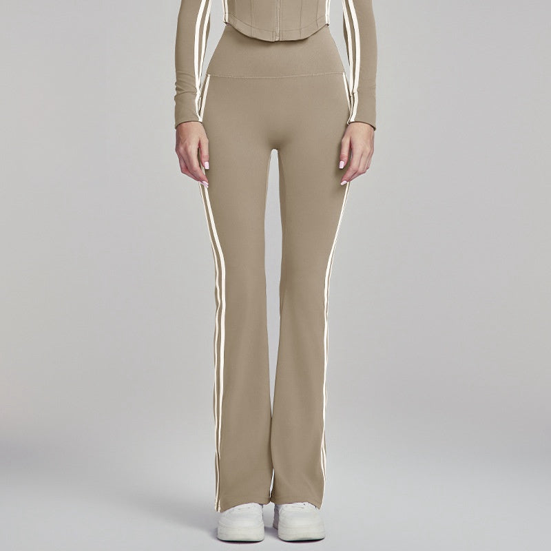 Slim flared sweatpants