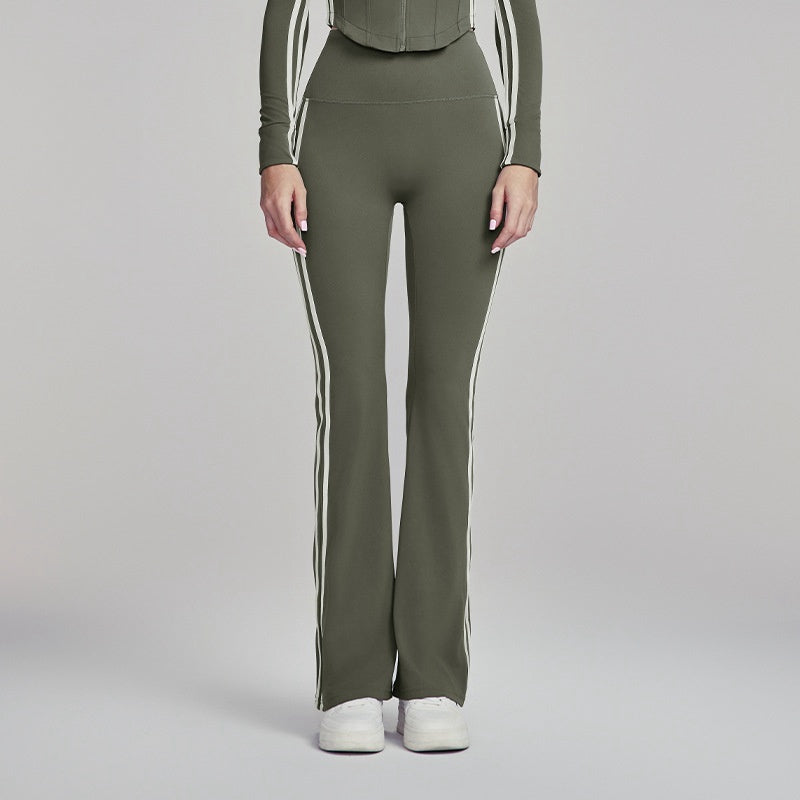 Slim flared sweatpants