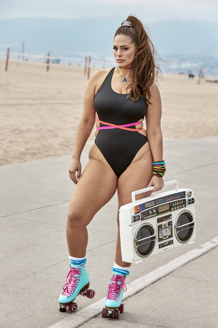 Plus Size Crisscross Back Monokini One Piece Swimsuit