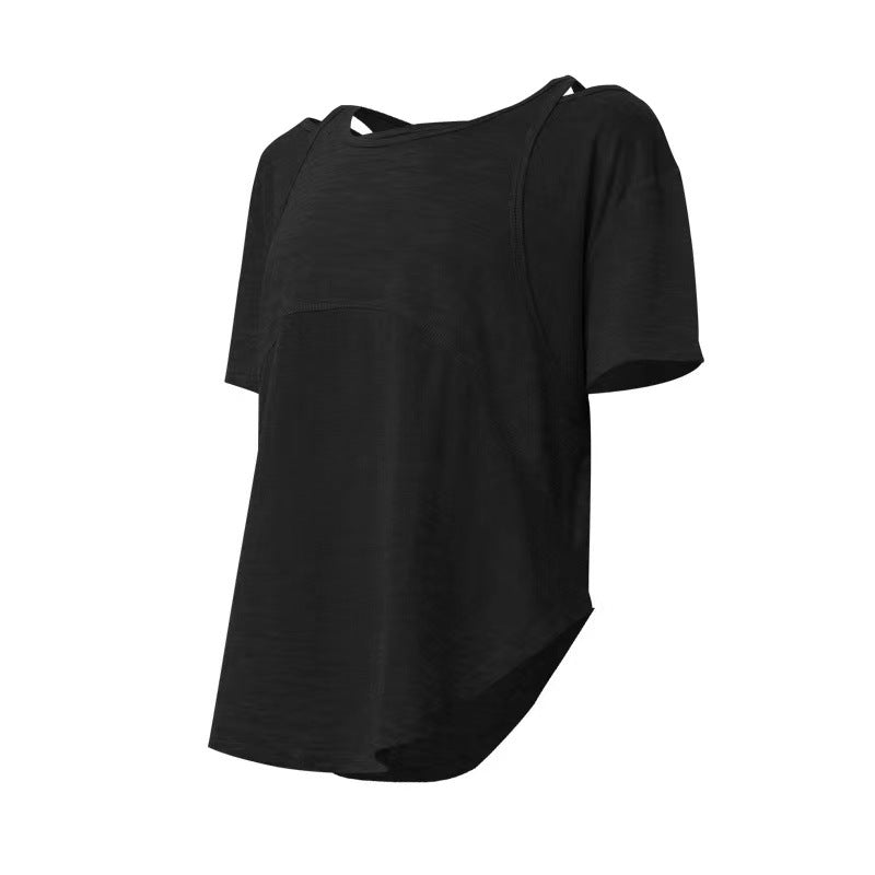 Quick-Drying Off-Shoulder Short Sleeve