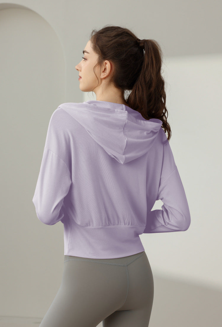 Loose Fit Hooded Yoga Sweatshirt