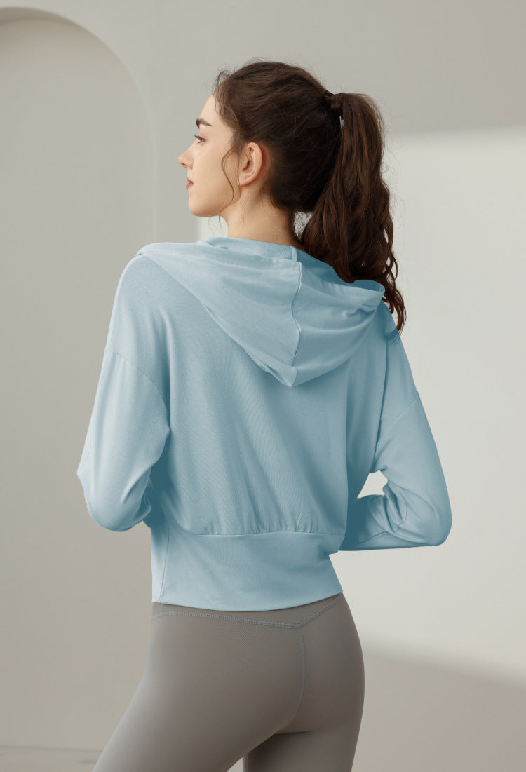 Loose Fit Hooded Yoga Sweatshirt