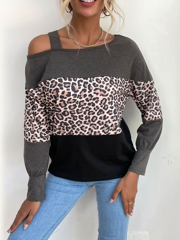 Bateau Neck Long Sleeves Oversized Polyester Sweaters