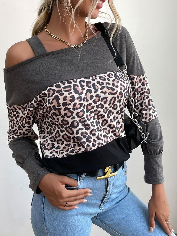 Bateau Neck Long Sleeves Oversized Polyester Sweaters