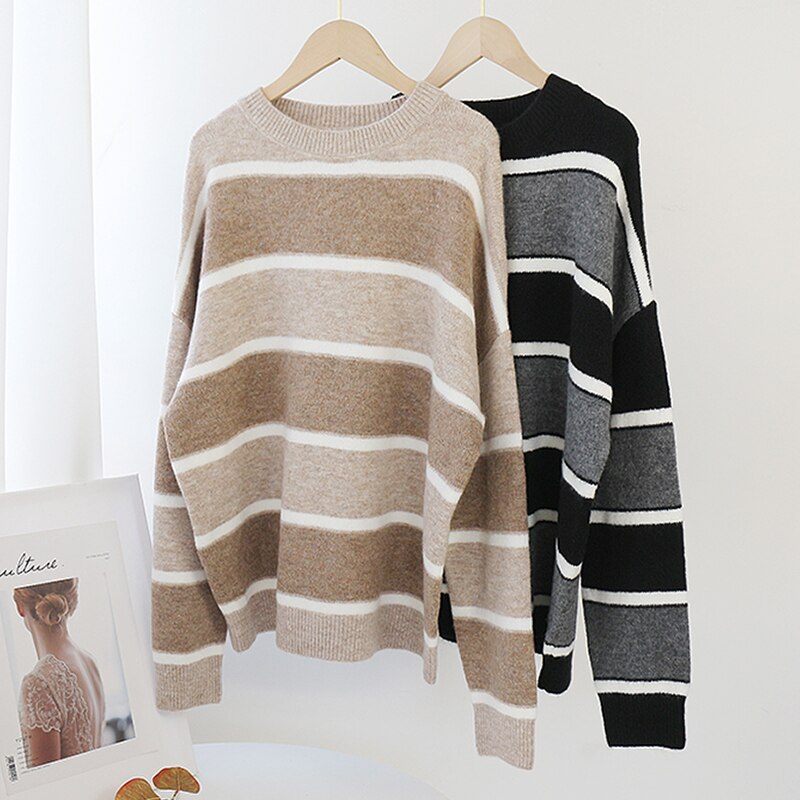 Batwing Long Sleeve Soft Knitted Sweater