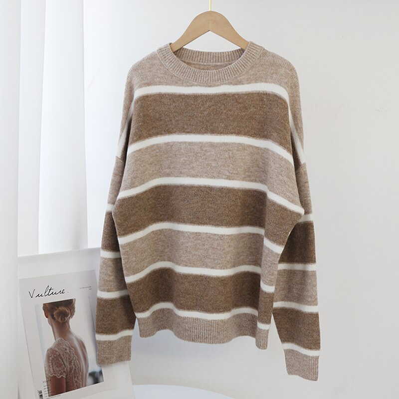 Batwing Long Sleeve Soft Knitted Sweater