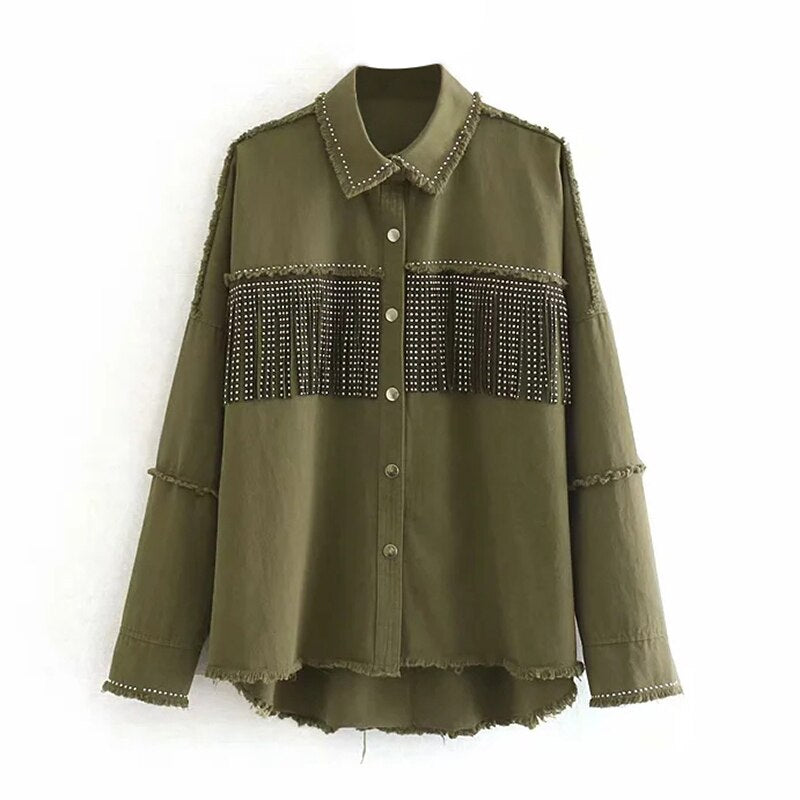 Batwing Long Sleeve Streetwear Coat