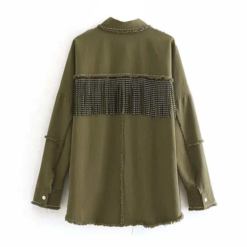 Batwing Long Sleeve Streetwear Coat