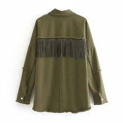 Batwing Long Sleeve Streetwear Coat