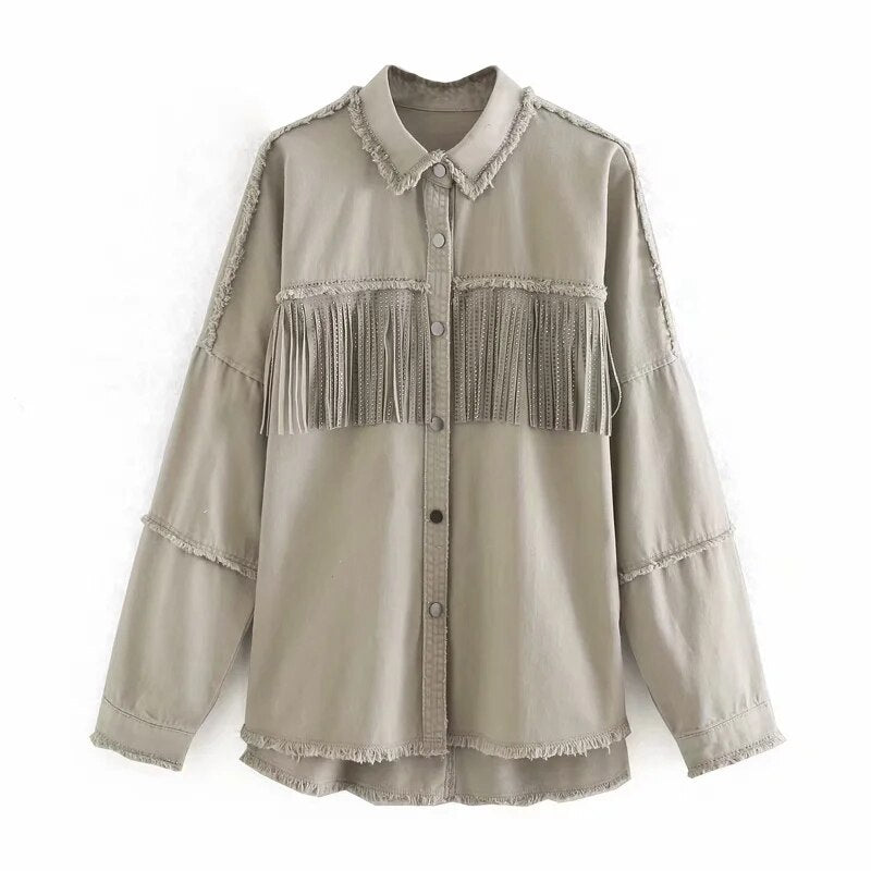Batwing Long Sleeve Streetwear Coat