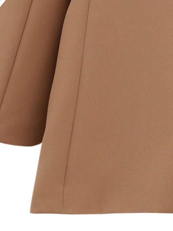 Blazer Jacket Long Sleeve Notch Collar Coat