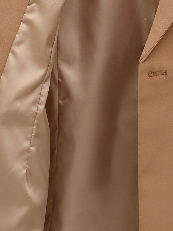 Blazer Jacket Long Sleeve Notch Collar Coat