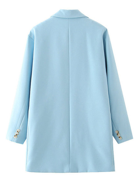 Blazer Turn down Collar Long Sleeve Casual Jackets