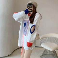 Casual Full Sleeve O-Neck Loose Sweater