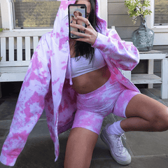 Casual Hoodies Oversize Casual Zip Up Coat