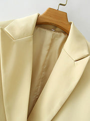 Casual Turndown Collar Long Sleeve Jackets