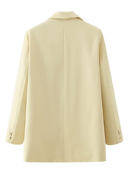 Casual Turndown Collar Long Sleeve Jackets