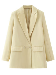 Casual Turndown Collar Long Sleeve Jackets