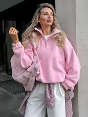 Casual Long Sleeves Polyester Hooded Sweatshirt Hoodie