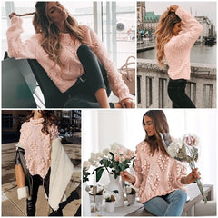 Casual O-Neck Long Sleeve Sweaters