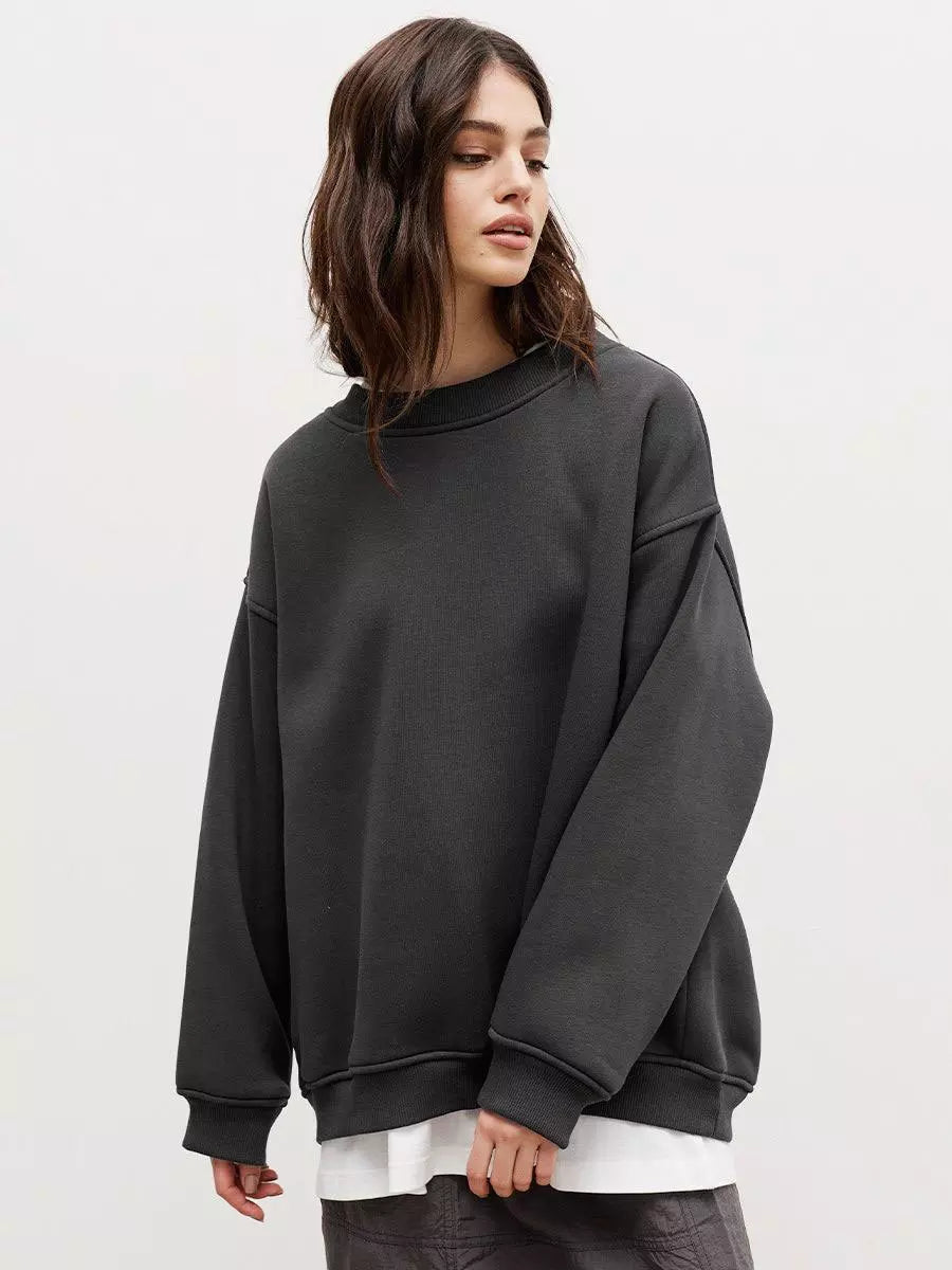Casual Oversized Crewneck Sweatshirt  Top