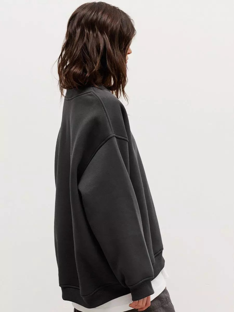 Casual Oversized Crewneck Sweatshirt  Top