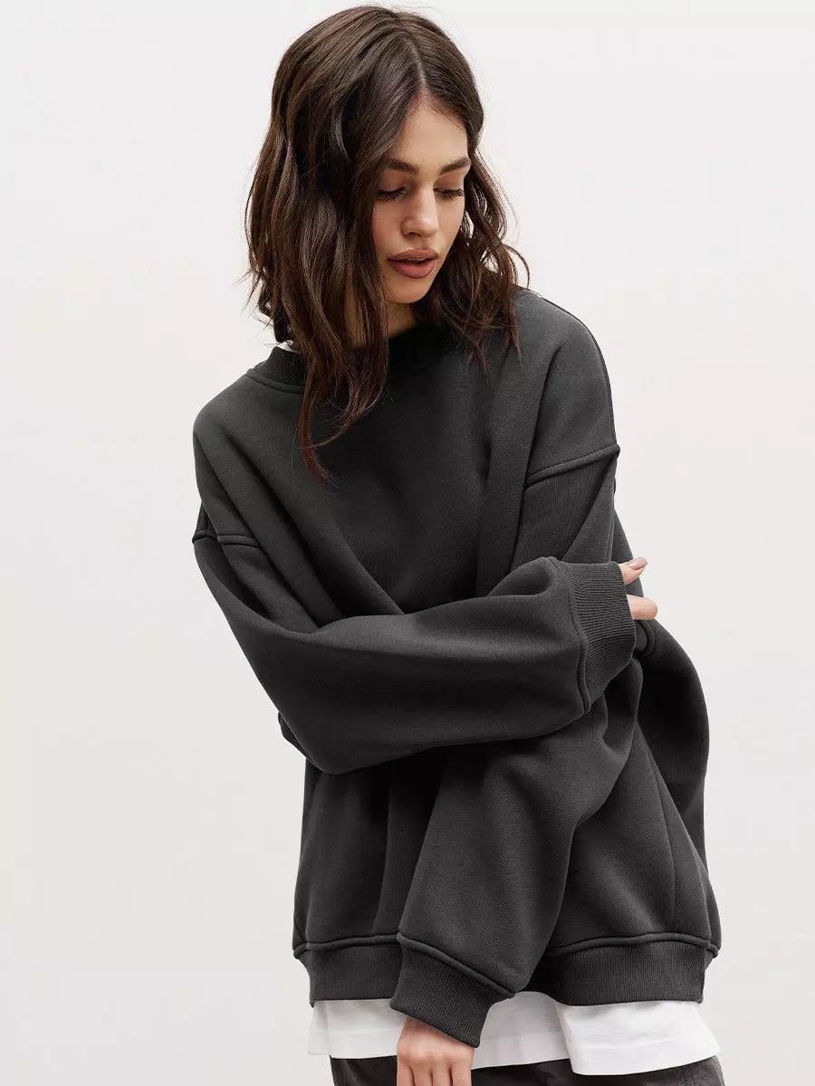 Casual Oversized Crewneck Sweatshirt  Top