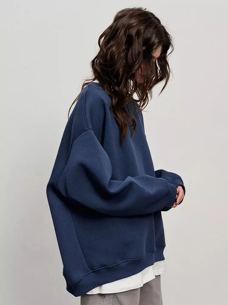 Casual Oversized Crewneck Sweatshirt  Top