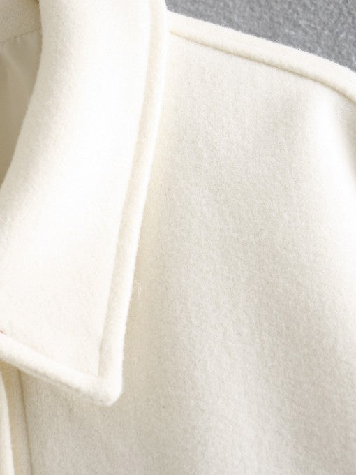 Casual Pockets Long Sleeve Jacket