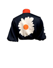 Casual Printed Zipper Fly Long Sleeve Jackets Outerwear