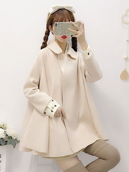 Casual Sweet Lolita Cape Coats Overcoat Outwears