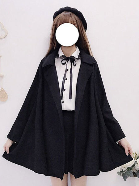 Casual Sweet Lolita Cape Coats Overcoat Outwears